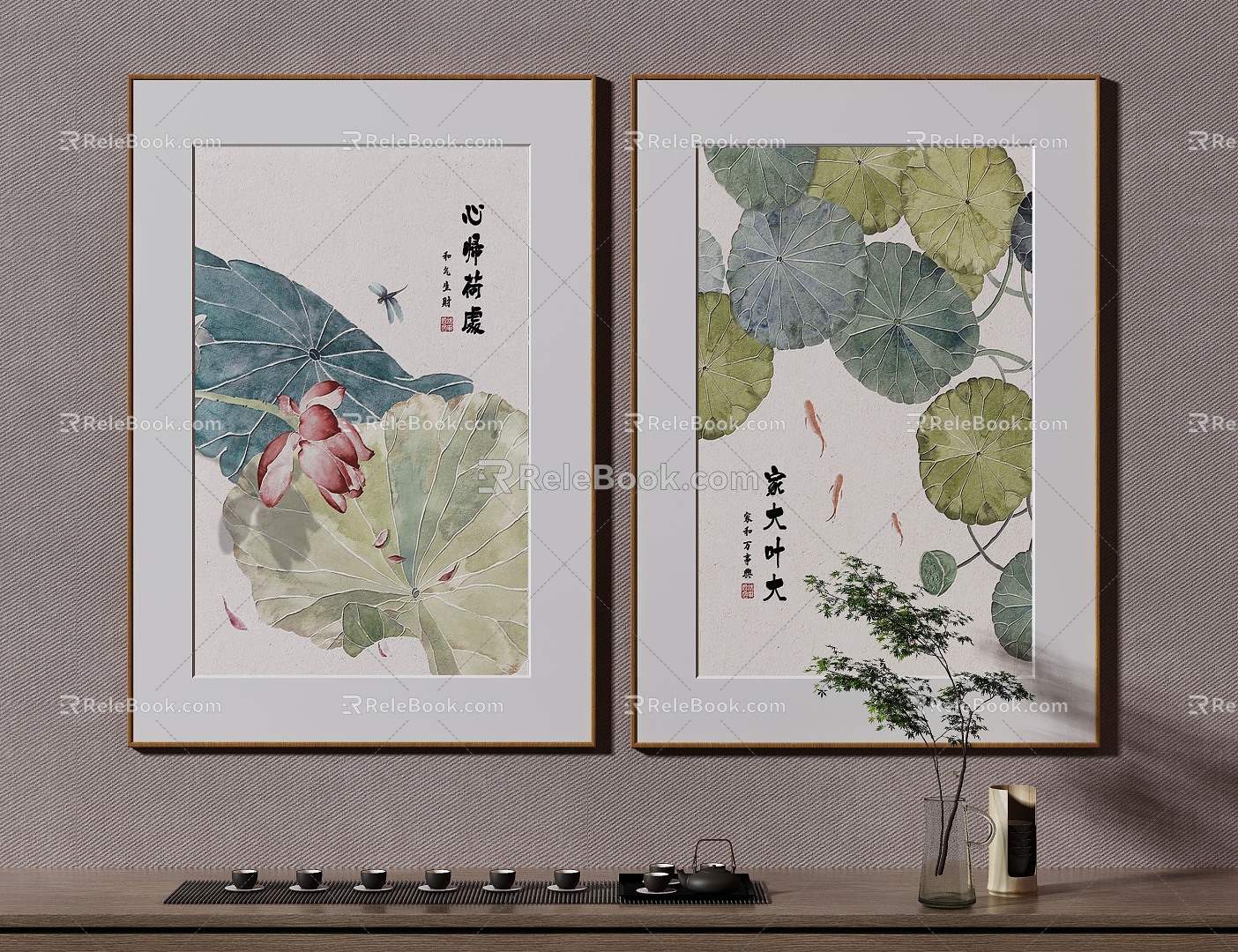 New Chinese Decorative Painting model