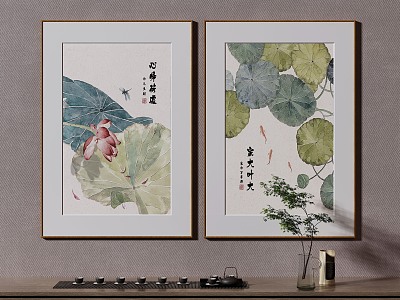 New Chinese Decorative Painting model