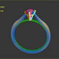 Elegant Gold Ring Featuring Sparkling Diamond For Classic Fashion Jewelry Accessory