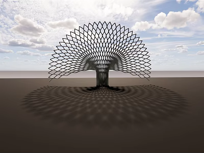 Post-Modern Leisure Chair Peacock Chair 3d model