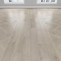 Modern Wooden Flooring Herringbone Straight Patterns Light Natural Wood Tone Smooth Textured Grain