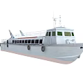 White Yacht With Multiple Windows Deck Railings Fender Tires And Top Antenna