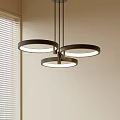Modern Minimalist Chandelier Nordic Style Chandelier Mediterranean Style Chandelier Study Lamp Combination Dining Room Lamp 3d model