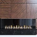 Modern Fireplace 3d model