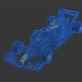 Red Bull Formula 1 Race Car Featuring Red Yellow Black Aerodynamic Design And Rear Wing