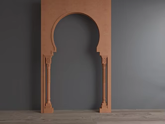 Moroccan style National style Southeast Asian style 3d model