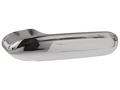 Chrome Plated Furniture Handle With Sleek Smooth Surface And Modern Design 3d model