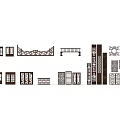 Different Carved Window Design Types with Intricate Patterns and Decorative Details