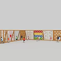 Children's Sports Equipment With Climbing Frames Colorful Rings And Wooden Playground Structure