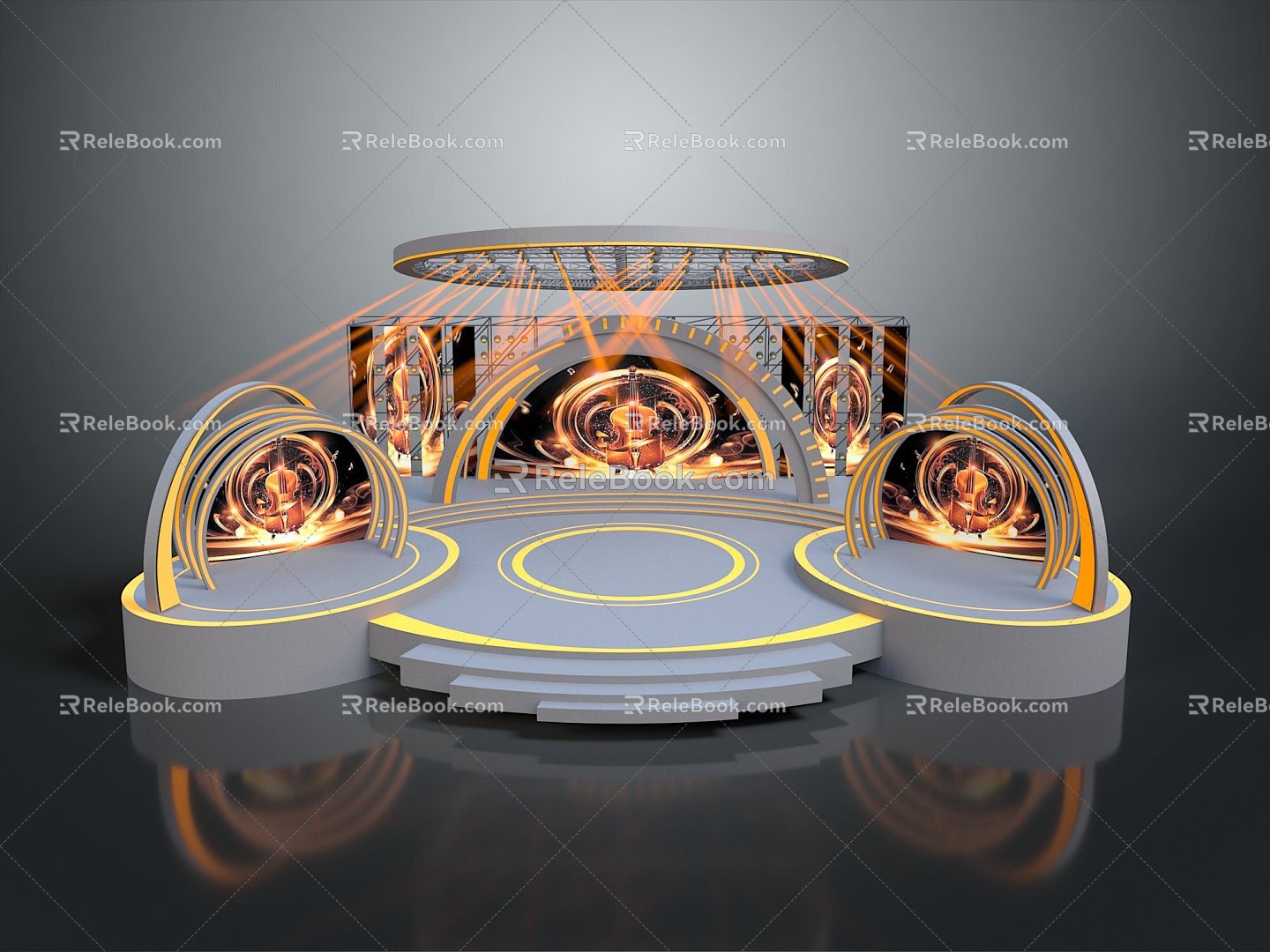 Drama Stage Drama Stage Chinese Drama Stage Chinese Stage Dance Art Art Equipment 3d model