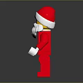 Festive Christmas Themed Furniture Decorative Ornament With Lego Santa Design