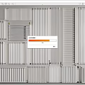 Modern radiator heating radiator heating radiator 3d model