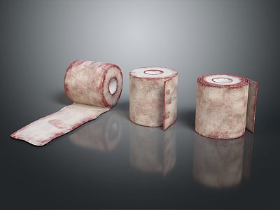 Modern bandages worn bandages model