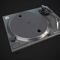 High Performance Vinyl Turntable Audio System With Precision Tonearm And Sound Quality 3d model