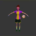 Soccer Equipment With Black And White Soccer Ball For Sports Training