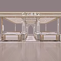 Elegant Modern Jewelry Store Interior With Glass Display Cases And Lighting