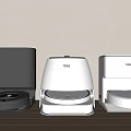 Modern sweeping robot 3d model