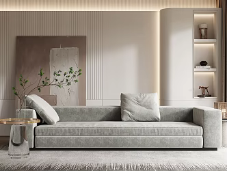 Modern Multiplayer Sofa 3d model