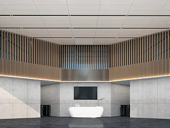 Office Building Hall 3d model