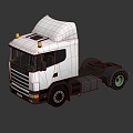 Modern Truck Big Truck Large Transporter 3d model