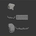 Detailed Architectural Stone Wall Construction With Segments Blocks And Textured Surfaces