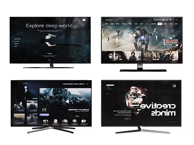 High Resolution Computer Monitors for Gaming Multimedia Creative Content and Exploration 3d model