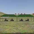 Well Designed Large Cemetery Park With Orderly Green Plots And Complete Paved Road System