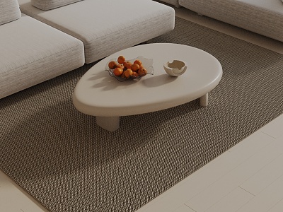 Modern coffee table model