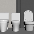 Modern Toilet Smart Toilet 3d model