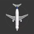 Airbus Beluga Airplane Model Featuring Open Nose Blue Tail And White Body