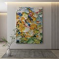 modern decorative painting 3d model