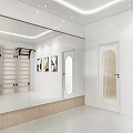 Reception Area In Adolescent Spinal Conditioning Center With Marble Desk