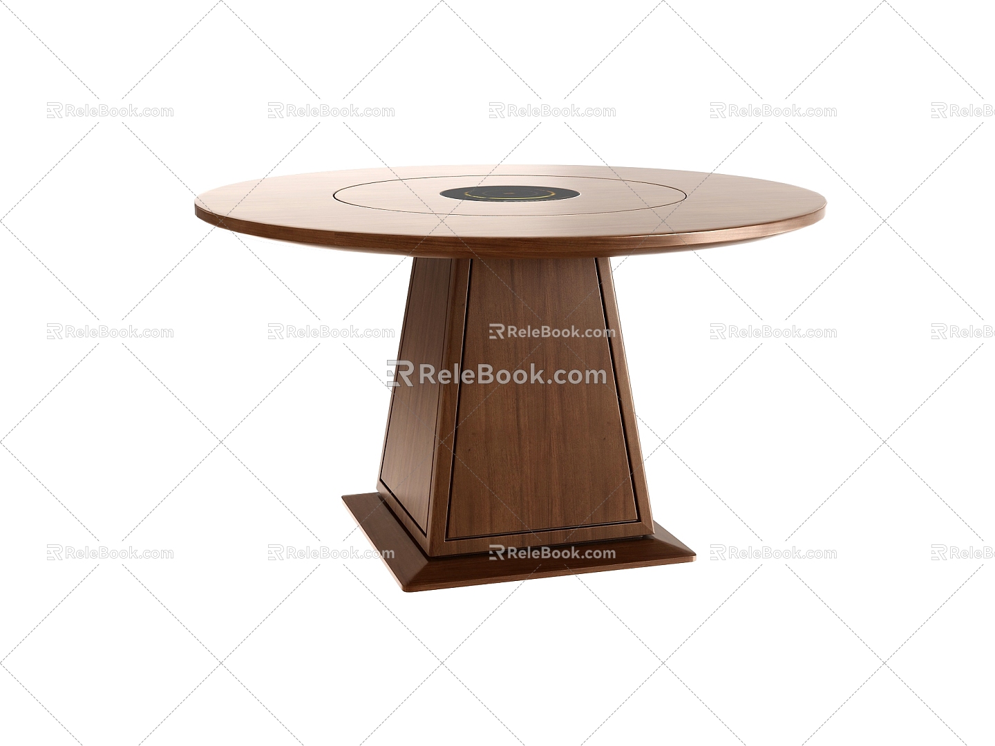 New Chinese Round Dining Table 3d model