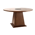 New Chinese Round Dining Table 3d model