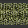 Turquoise Wooden Stone Beads Arranged In Flat Surface On Dark Background