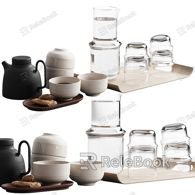 Modern Tea Set Tea Set Combination model