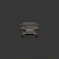 Military Tracked Utility Vehicle With Open Cargo Bay And Heavy Duty Treads