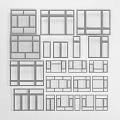 Various Rectangular Window Frame Designs With Different Architectural Styles