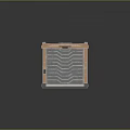 Two Orange And Gray Metal Storage Boxes For Home Organization And Storage Solutions