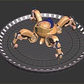 Modern robot machine spider mechanical spider 3d model