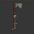 Tomahawk Axe Wooden Axe Handle Axe Mountain Axe Chopping Wood Axe Chopping Wood Axe Magic Axe 3d model