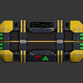 Modern Science Fiction Box Science Fiction Box Military Box Password Box 3d model