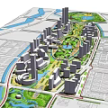 urban planning and design 3d model