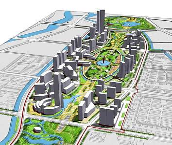 urban planning and design 3d model