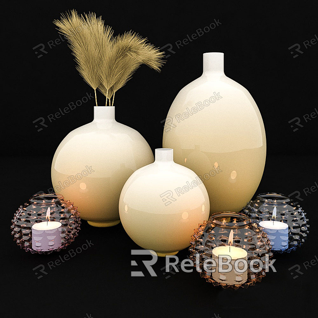 Modern vase ornaments vase ornaments model