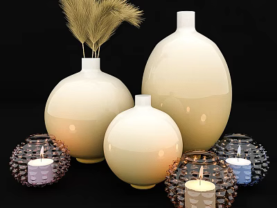 Modern vase ornaments vase ornaments 3d model