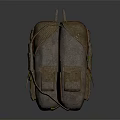Vintage Canvas Backpacks With Adjustable Straps And Multiple Utility Pockets Design 3d model