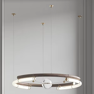 Modern chandelier 3d model