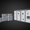 Console switch panel switch electrical box 3d model