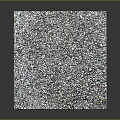 Natural Colorful Pebbles Covered Square Panel With White Base And Textured Surface